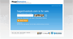 Desktop Screenshot of haganlivestock.com