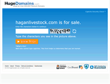 Tablet Screenshot of haganlivestock.com